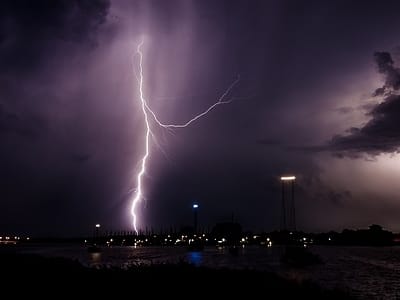Lightning Storm in Preston South